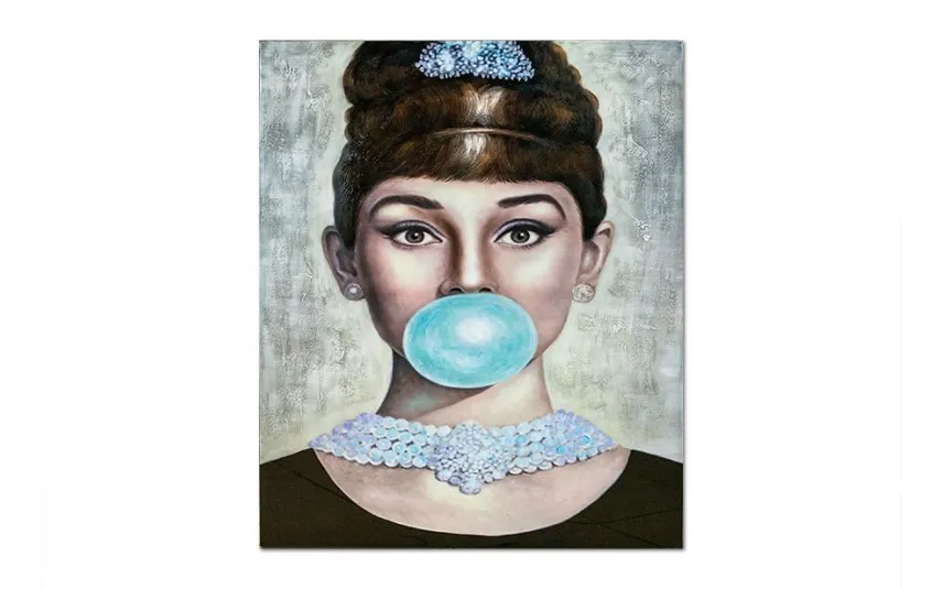 Witek Home Obraz na płótnie 100x120cm Audrey Hepburn Online