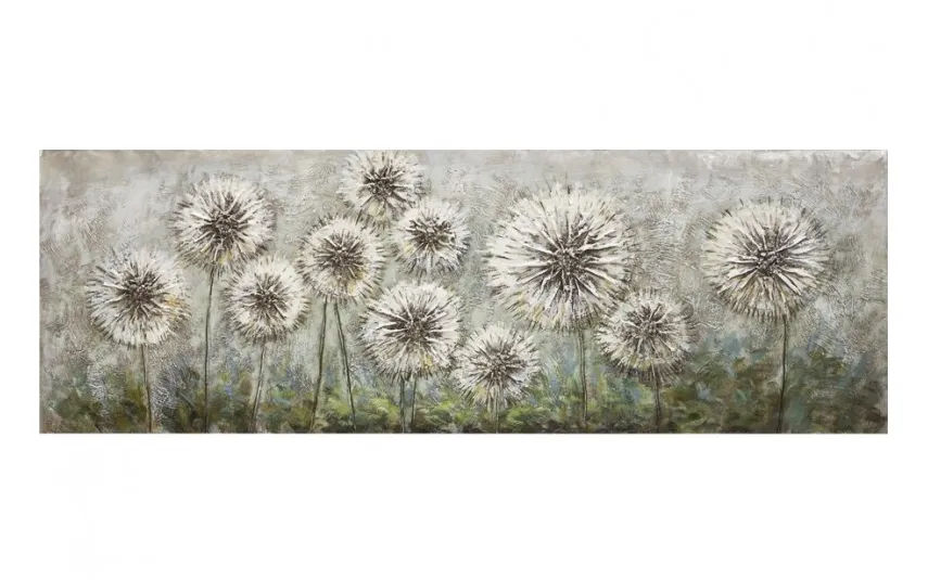 Witek Home Obraz na płótnie 50x150cm Dmuchawce Hot