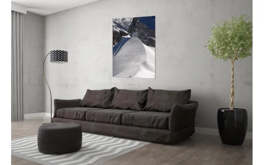 Witek Home Obraz szklany 80x120 Śnieżny szlak Fashion