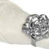 Witek Home Obrączka na serwetę Róża silver Fashion