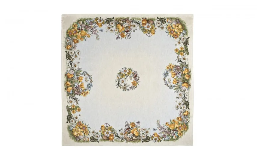 Dekor Pap Obrus wielkanocny 100x100 cm Eden 058 Kurczaczek Outlet