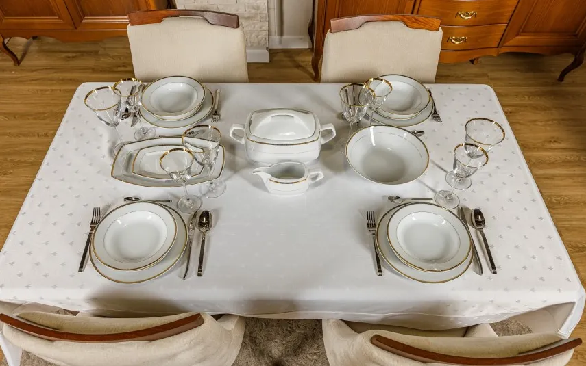 Witek Home Obrus 140x250cm Tristan 099 White Best