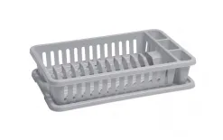 Curver Ociekacz do naczyń z tacką 42x26x8 cm szara LUX Discount