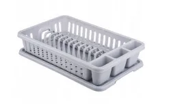 Curver Ociekacz do naczyń z tacką 42x26x8 cm szara LUX Discount