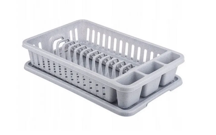 Curver Ociekacz do naczyń z tacką 42x26x8 cm szara LUX Discount