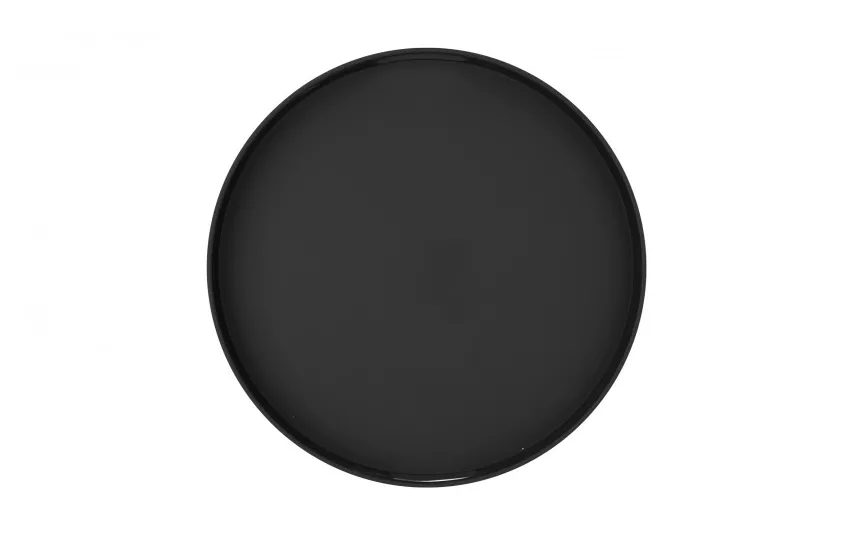 APS Okrągła taca kelnerska 35,5 cm z melaminy czarna Sale