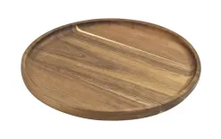 Inna Okrągły półmisek akacjowy taca 29 cm MPL Discount