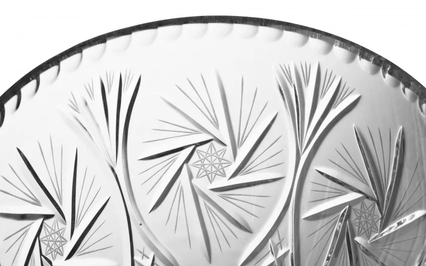 Zawiercie Huta Szkla Owocarka kryształowa 21 cm 5783/6-247 Clearance