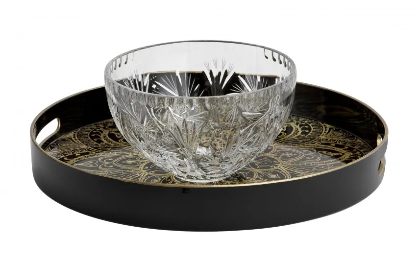 Zawiercie Huta Szkla Owocarka kryształowa 19 cm 5437/5-247 Sale