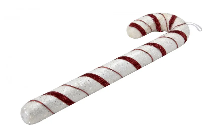 Ewax Ozdoba choinkowa Laska 40,5 cm MAXI biało-czerwona Online