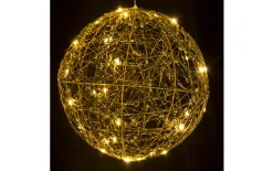 Art-Pol Ozdoba LED Kula Złota 25 cm Clearance