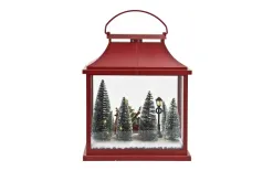 Ewax Ozdoba świąteczna podświetlana Scenka 30x16x36 cm czerwona Best