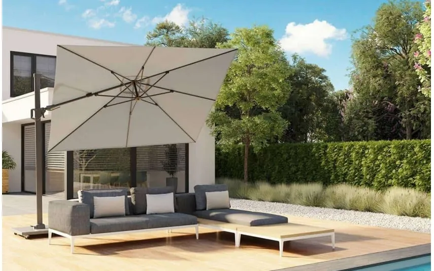 Platinum Parasol ogrodowy Challenger T² Premium 3,5m x 2,6m Havana Sale