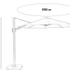 Platinum Parasol ogrodowy z regulowanym kątem nachylenia czaszy​​​​​​ Voyager T¹ Ø3m Outlet