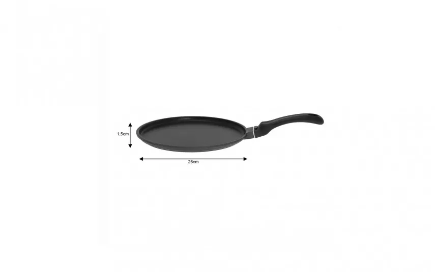 KingHoff Patelnia do naleśników 26 cm + suwak KH-3861 Discount