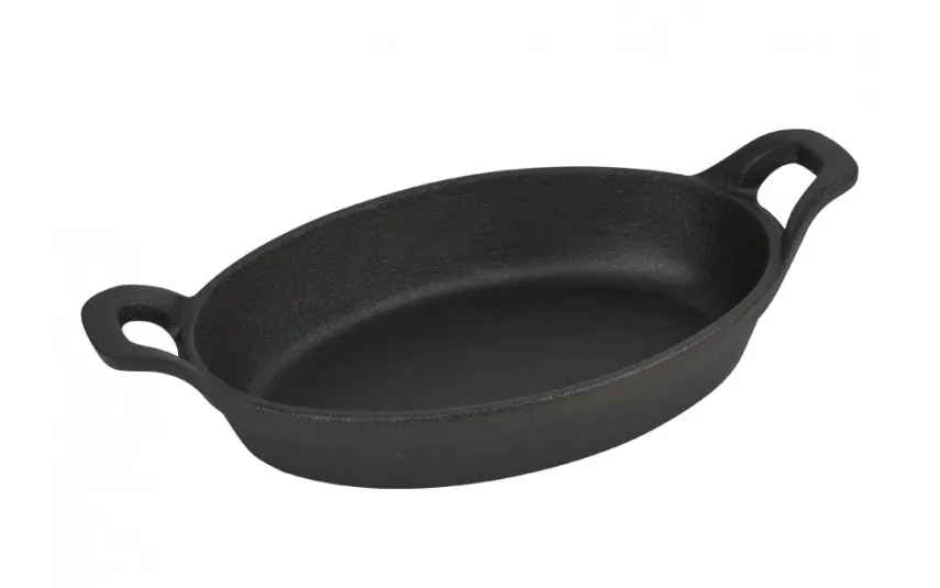 Witek Home Patelnia żeliwna owalna 21,5cm Fashion
