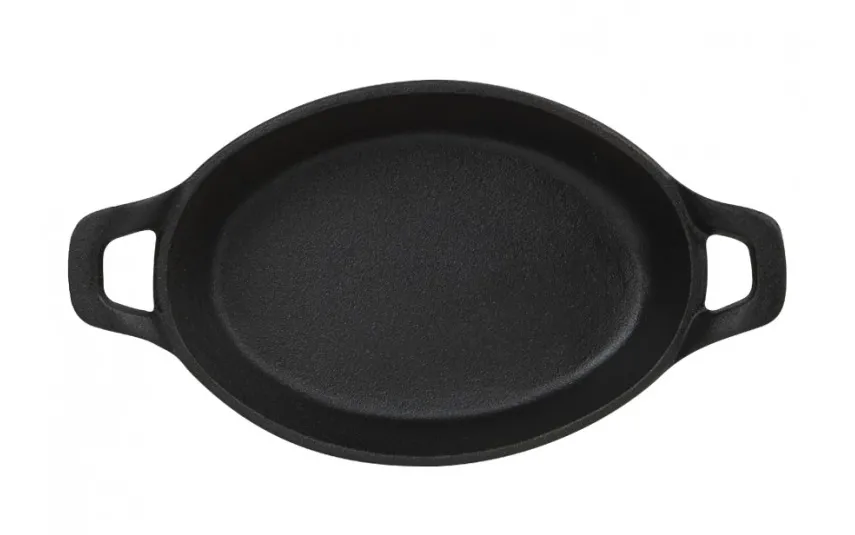 Witek Home Patelnia żeliwna owalna 21,5cm Fashion