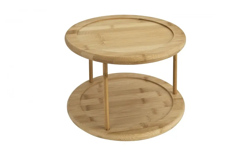 MPLCo Patera bambusowa obrotowa etażera 26 cm MPL789819 Sale