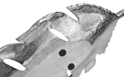 Art-Pol Patera metalowa srebrna liść 49 cm Online