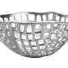 Dekor Pap Patera ozdobna kosz 36 cm srebrna IR0183 Fashion