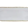 Art-Pol Patera szklana złoty rant 43 x 15,5 x 2,5cm Outlet