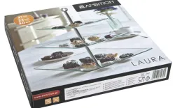 Ambition Patera trzypoziomowa szklana LAURA Outlet
