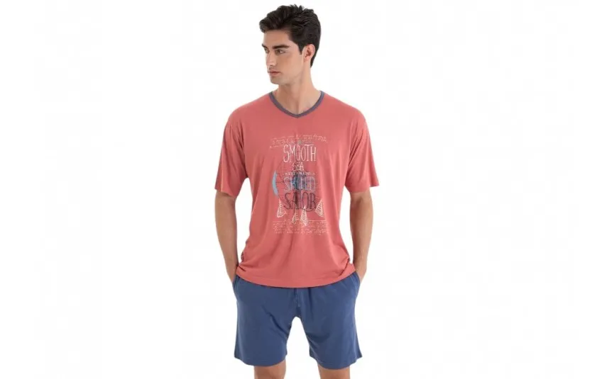 Massana Homewear Piżama męska rozm. L Gent L251311 Skilled Sailor Online