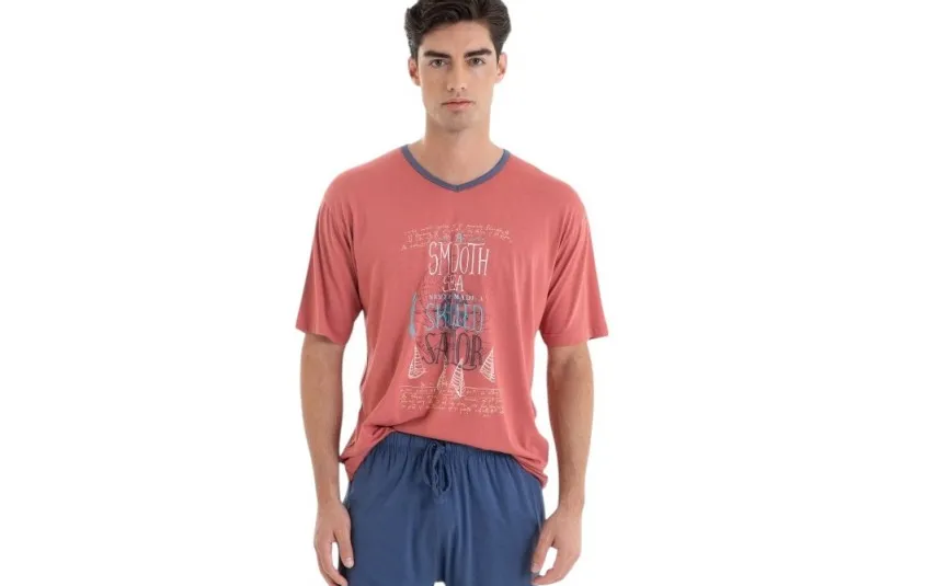 Massana Homewear Piżama męska rozm. L Gent L251311 Skilled Sailor Online