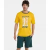 Massana Homewear Piżama męska rozm. L P241307 Yellow P66 Sale