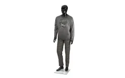 Massana Homewear Piżama męska rozm. L szara krata Massana Best