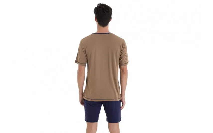 Massana Homewear Piżama męska rozm. M Gent L251312 Camel New