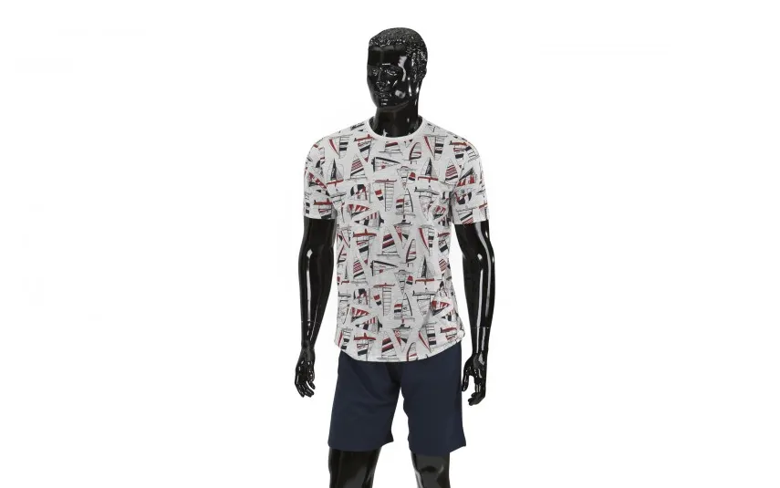 Massana Homewear Piżama męska rozm. S Żaglówki Massana Fashion