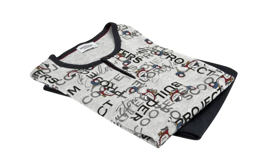 Massana Homewear Piżama męska rozm. S Skutery Massano Fashion