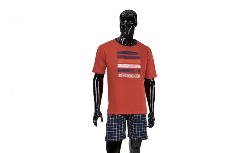 Massana Homewear Piżama męska rozm. 2XL Orange Massana Hot