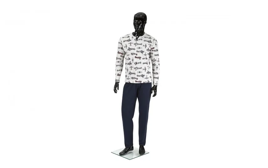 Massana Homewear Piżama męska rozm. 2XL Samoloty Massana Fashion