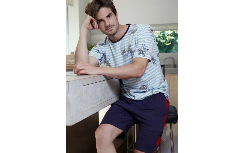 Massana Homewear Piżama męska rozm. XXL Massana P221329 Discount