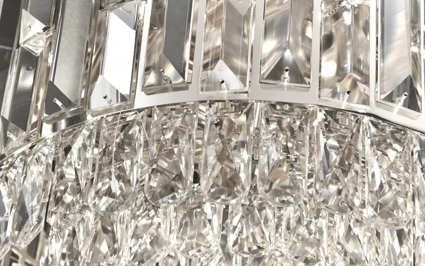 Witek Home Plafon kryształowy Frost Chrome 60253/8 Clearance