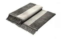 Biederlack Pled koc 100x200 cm Cover Cotton Salt&Pepper Fashion