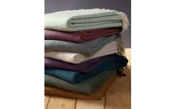 Biederlack Pled koc 130x170 cm Mystic Times Jeans Marine Outlet