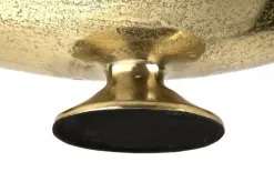 Ewax Półmisek dekoracyjny duży 51 cm czarno-złoty metalowy Outlet