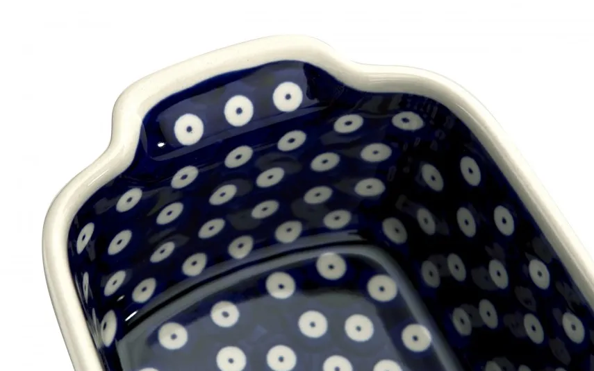 Boleslawiec Półmisek głęboki 27x13,5 cm Bolesławiec Dekor 42 Clearance