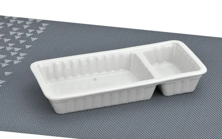 MPLCo Półmisek na przekąski dwudzielny 20x9,5 cm Food for Fun Online