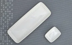 MPLCo Półmisek na przekąski 25x9 cm Ombres White Clearance