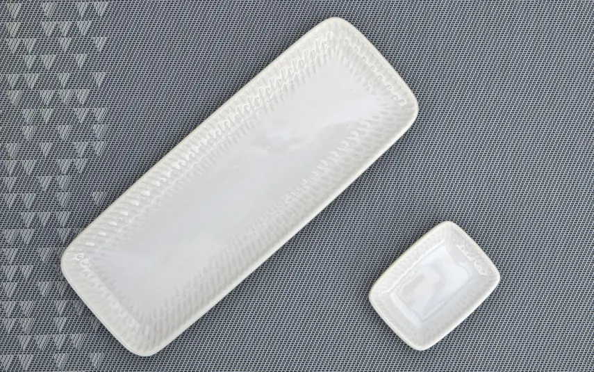 MPLCo Półmisek na przekąski 25x9 cm Ombres White Clearance