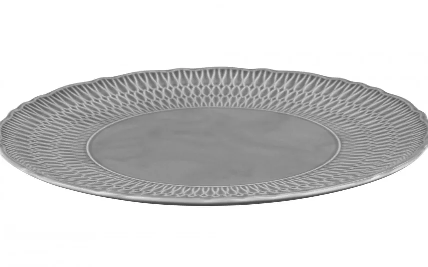 Cmielow Półmisek okrągły 32 cm Sofia Szara Best