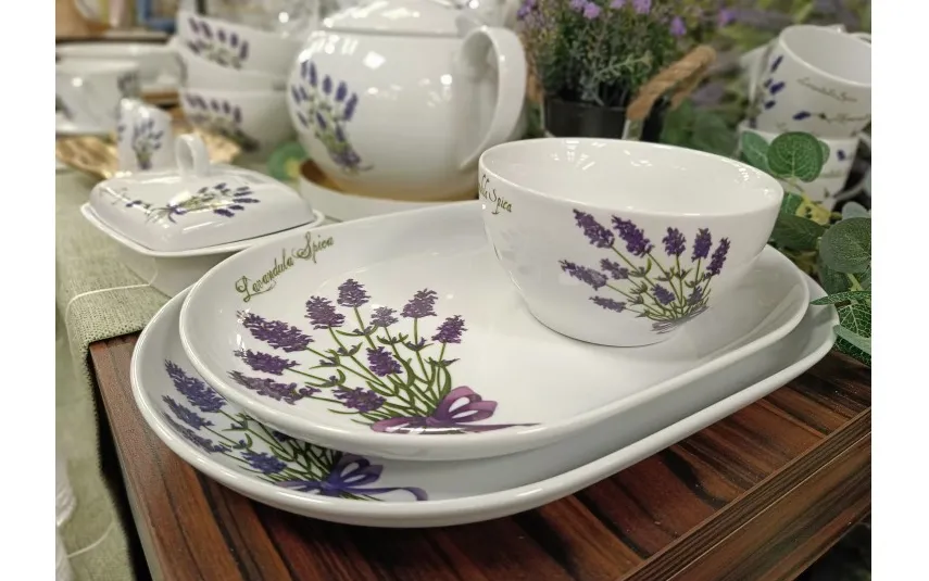 Lubiana Półmisek owalny 36 cm Boss Lawenda Outlet