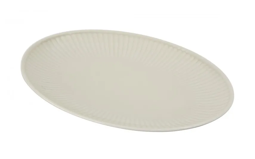 Cmielow Półmisek owalny 33 cm duży Dalia Kremowa Online