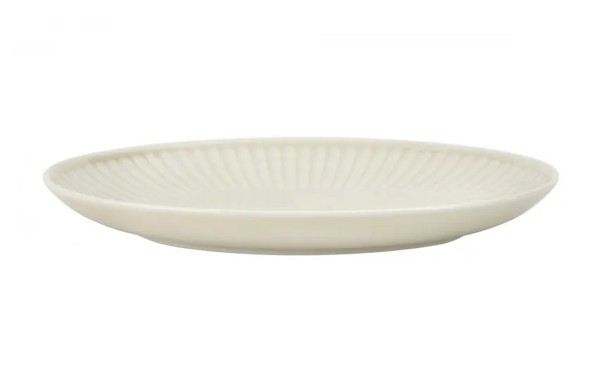 Cmielow Półmisek owalny 24 cm mały Dalia Kremowa Best