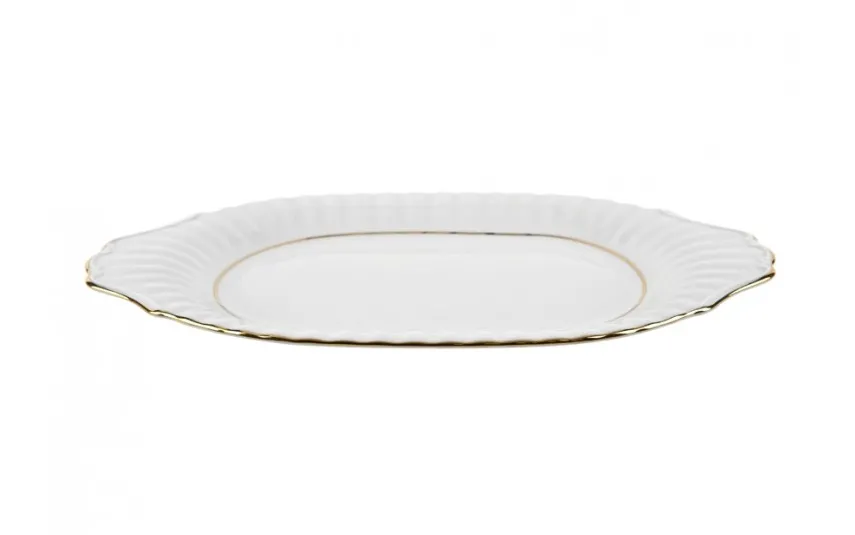 Chodziez Półmisek owalny 32,5cm Iwona B014 Złota Linia Fashion
