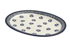 Boleslawiec Półmisek owalny GU-1006 Bolesławiec dek. 224A Clearance